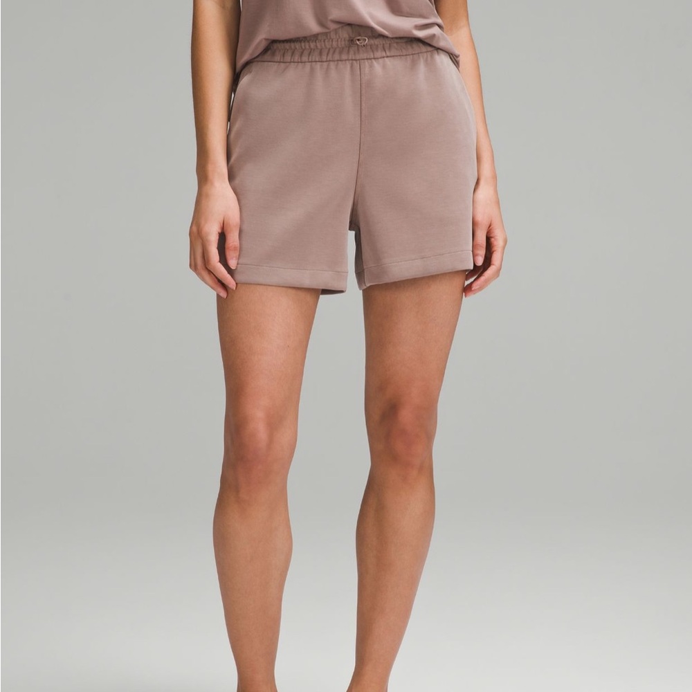Lululemon Softstreme High Rise Short in Taupetastic